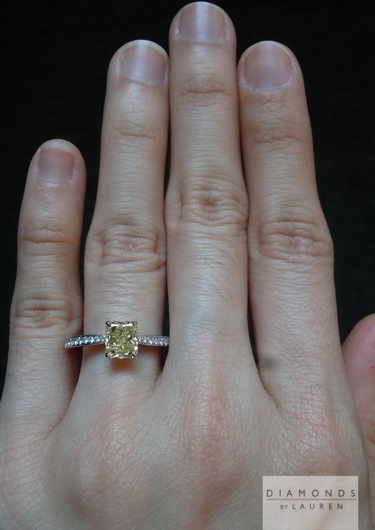 yellow diamond ring