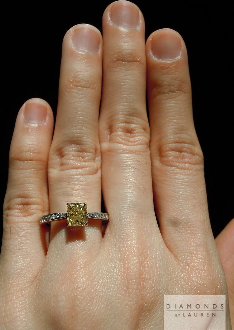 yellow diamond ring