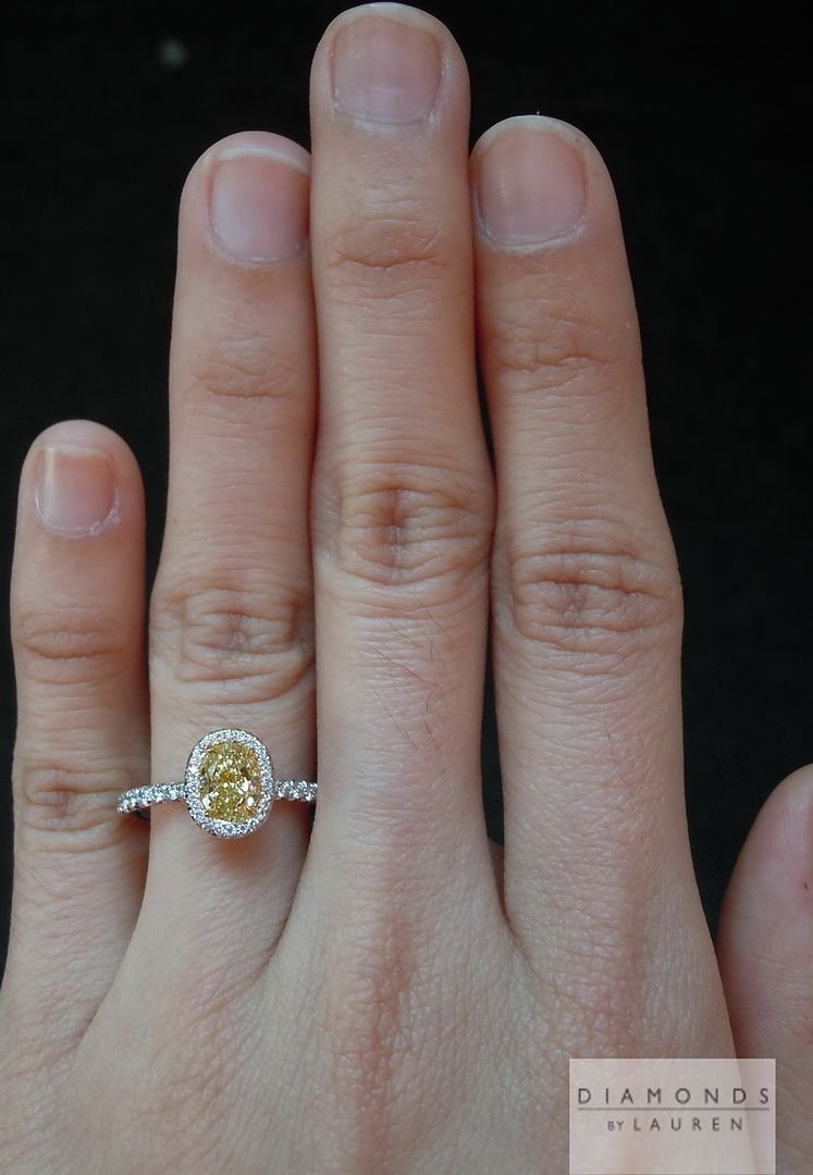 canary yellow diamond ring