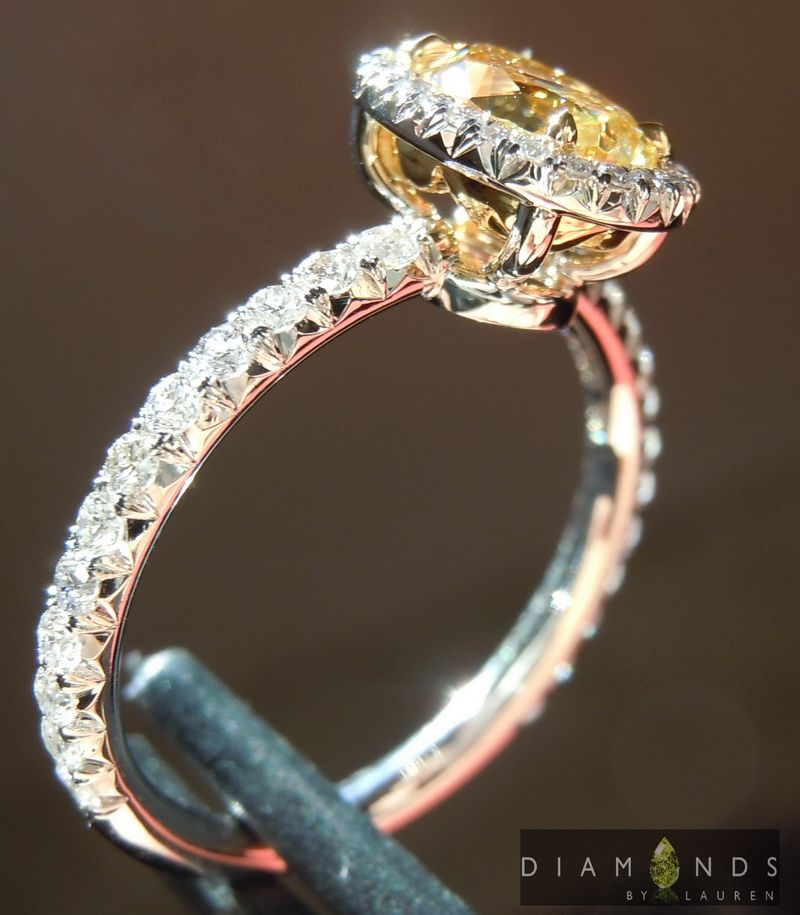 canary yellow diamond ring