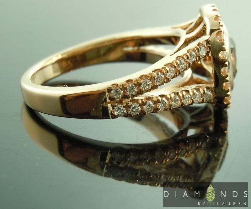 split shank diamond halo ring
