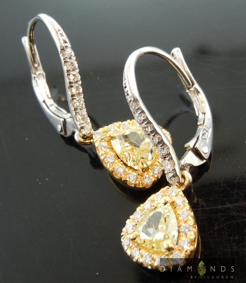 diamond halo earrings