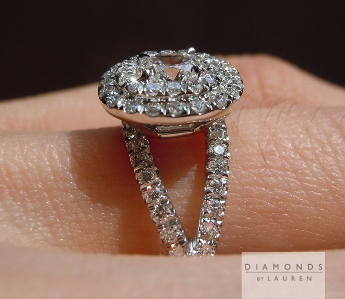completely colorless diamond ring