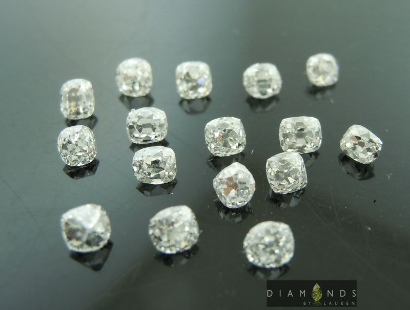 old mine brilliant diamonds