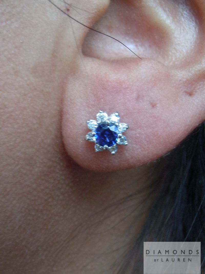 sapphire earrings