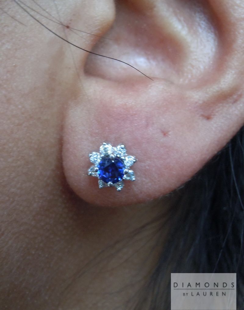 sapphire earrings