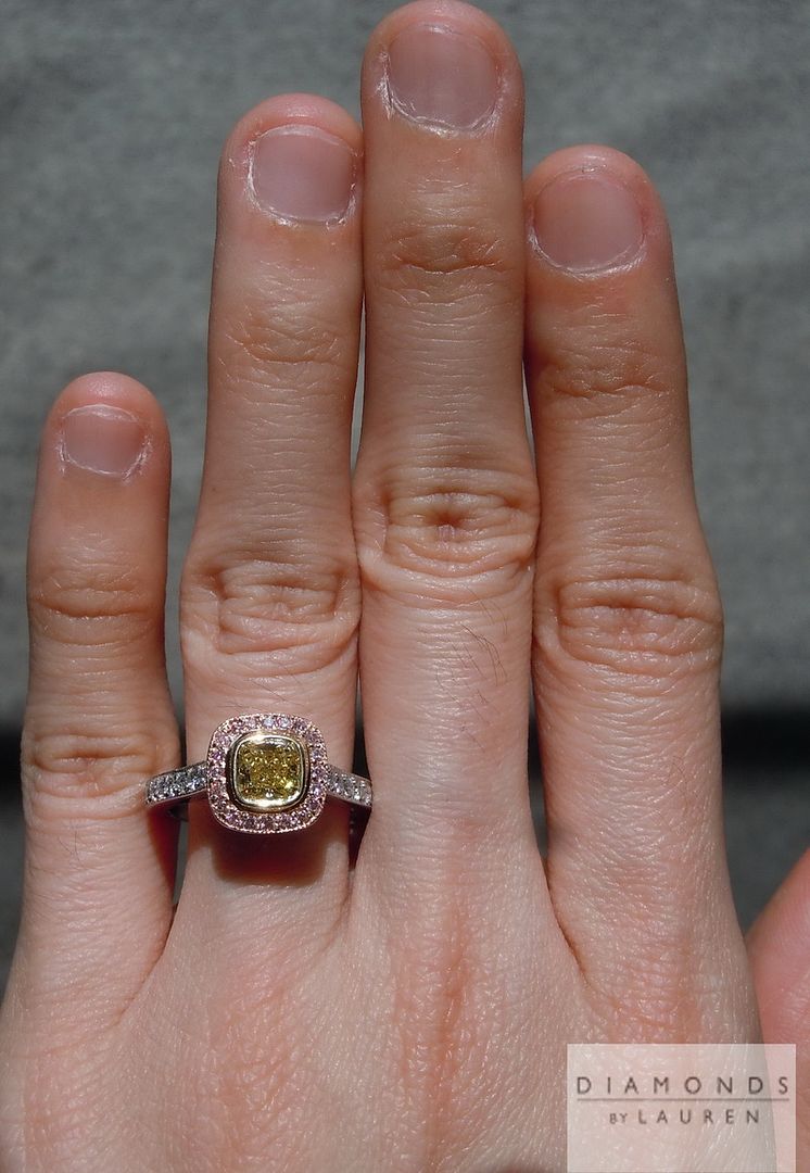 yellow diamond ring