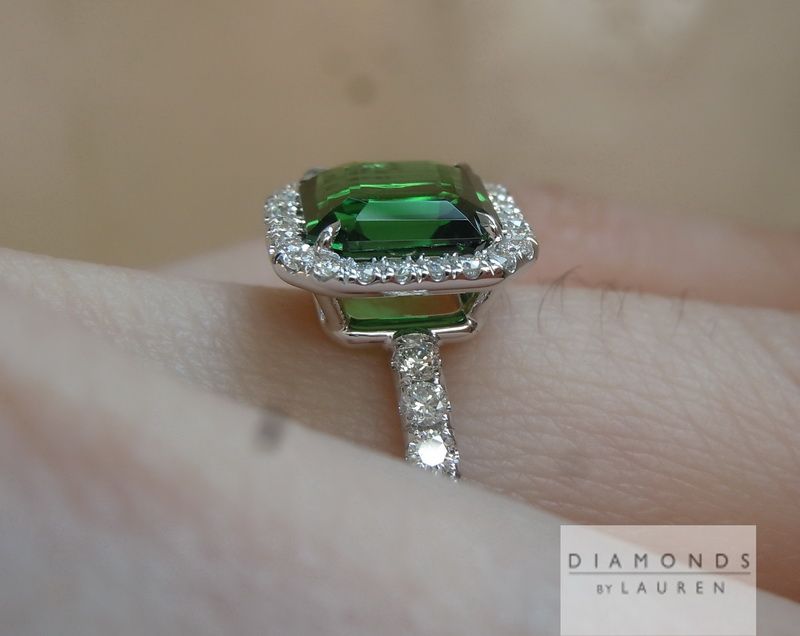 tsavorite garnet ring