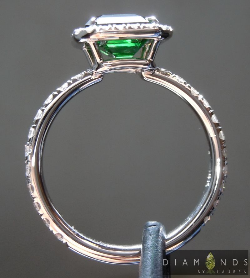 tsavorite garnet ring