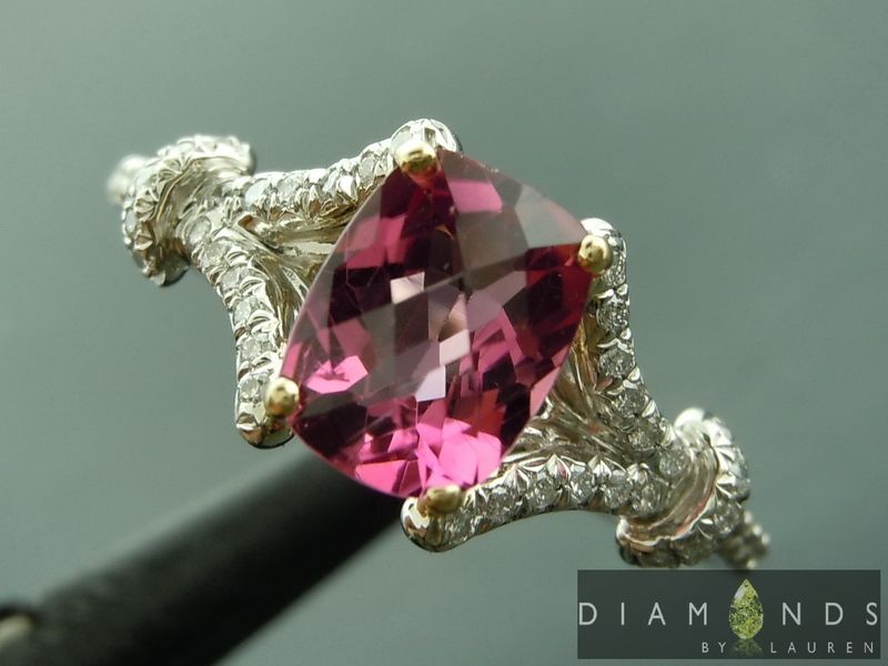 hand forged diamond ring