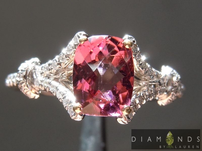 pink tourmaline ring