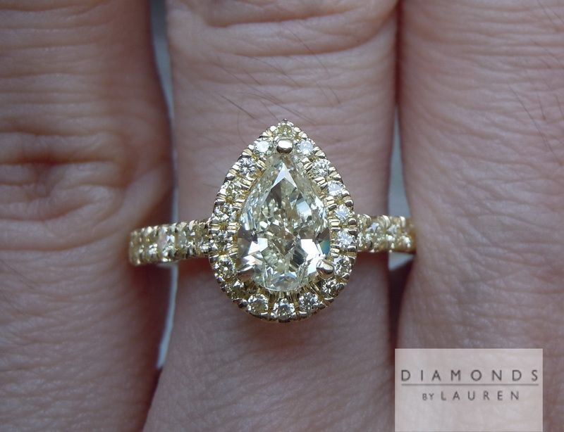 canary diamond ring