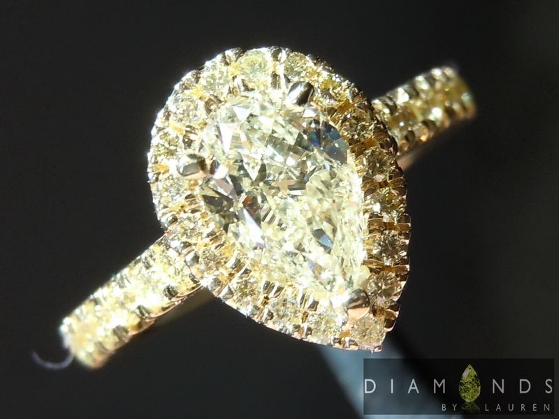 diamond halo ring