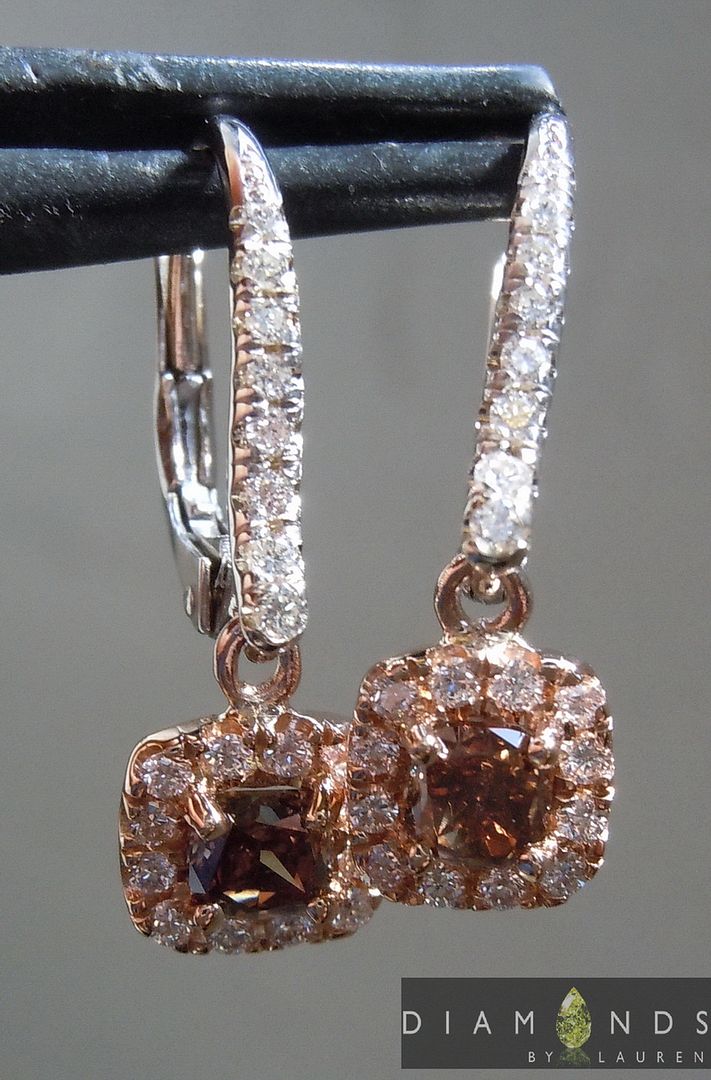 diamond halo earrings