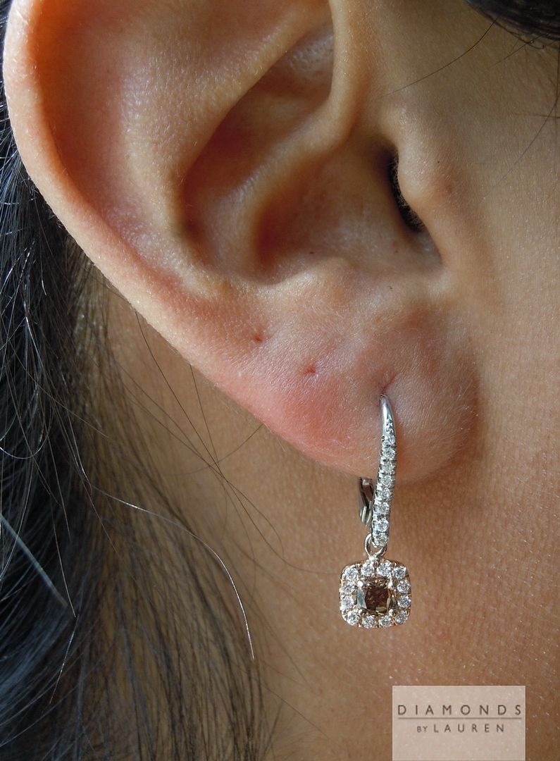 diamond dangle earrings