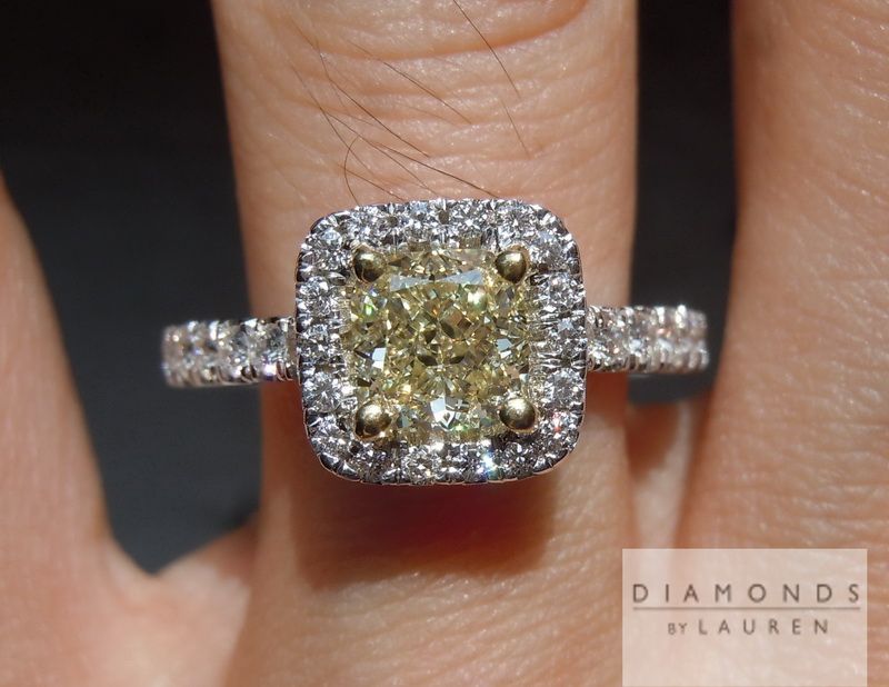 diamond halo ring