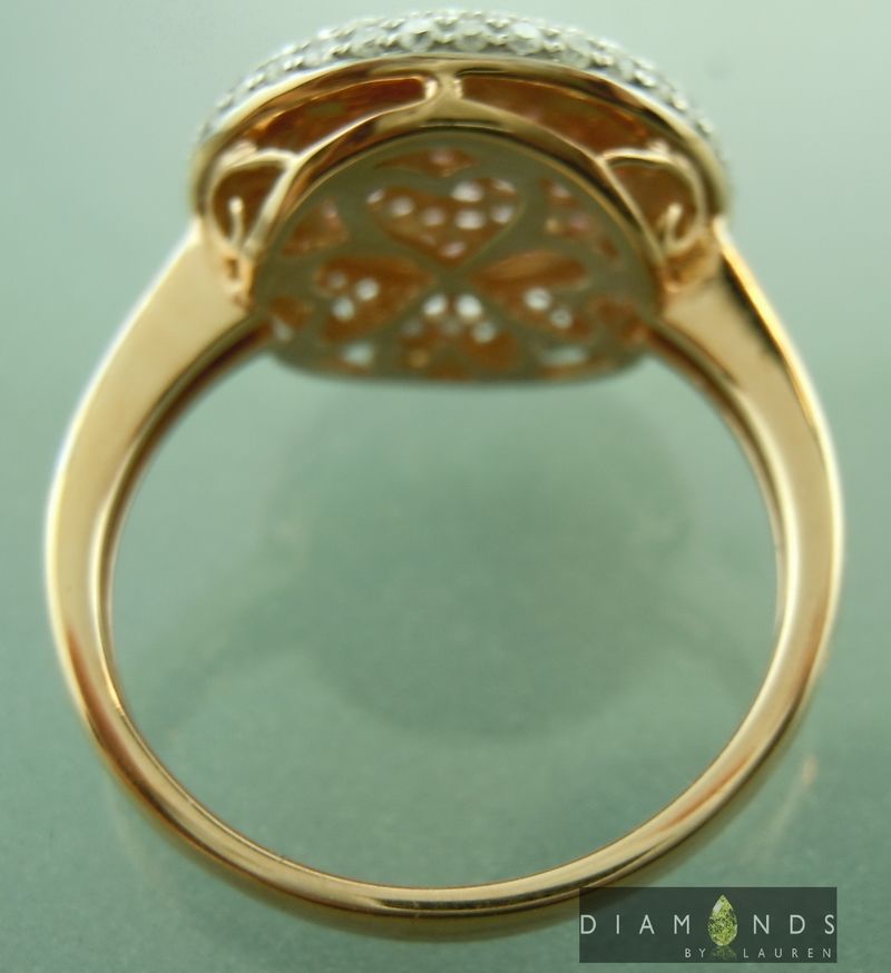 rose gold diamond ring