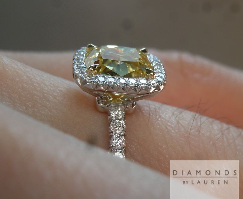 gia fancy intense yellow diamond