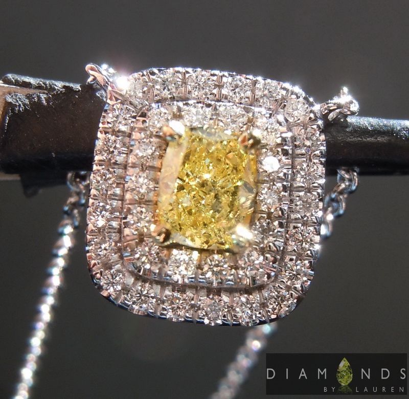 diamond halo pendant