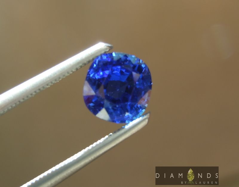 unheated blue sapphire