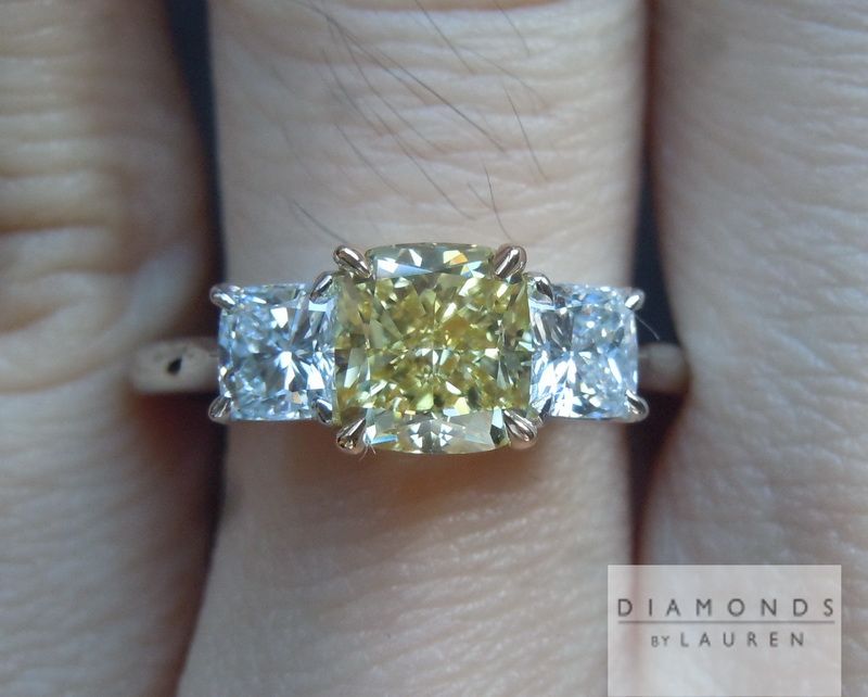 canary diamond ring