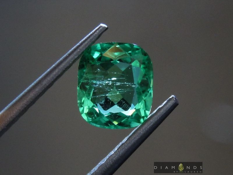 natural green emerald