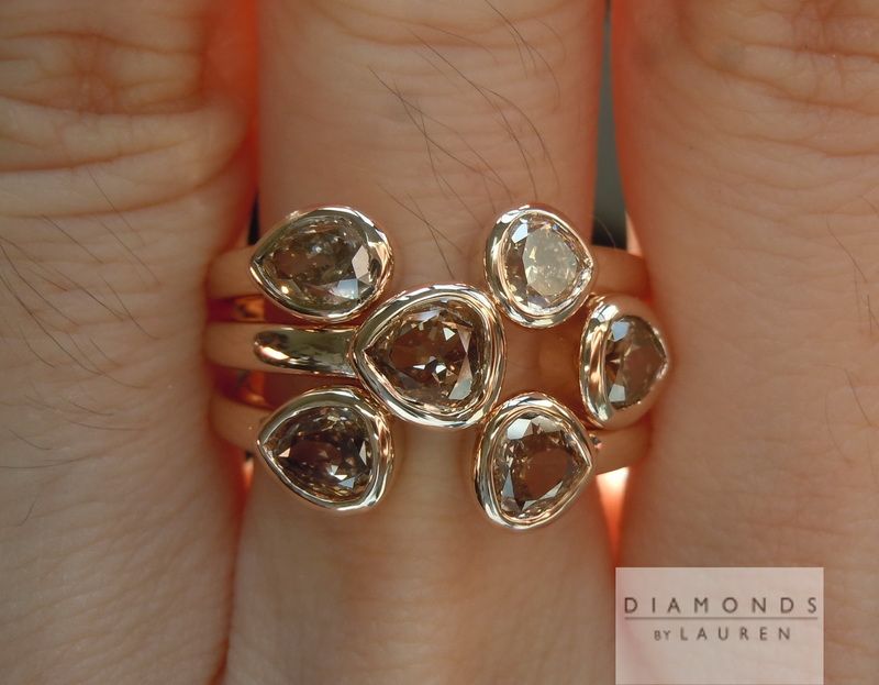 cluster diamond ring