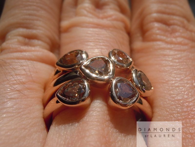 cluster diamond ring