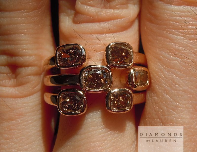 cluster diamond ring