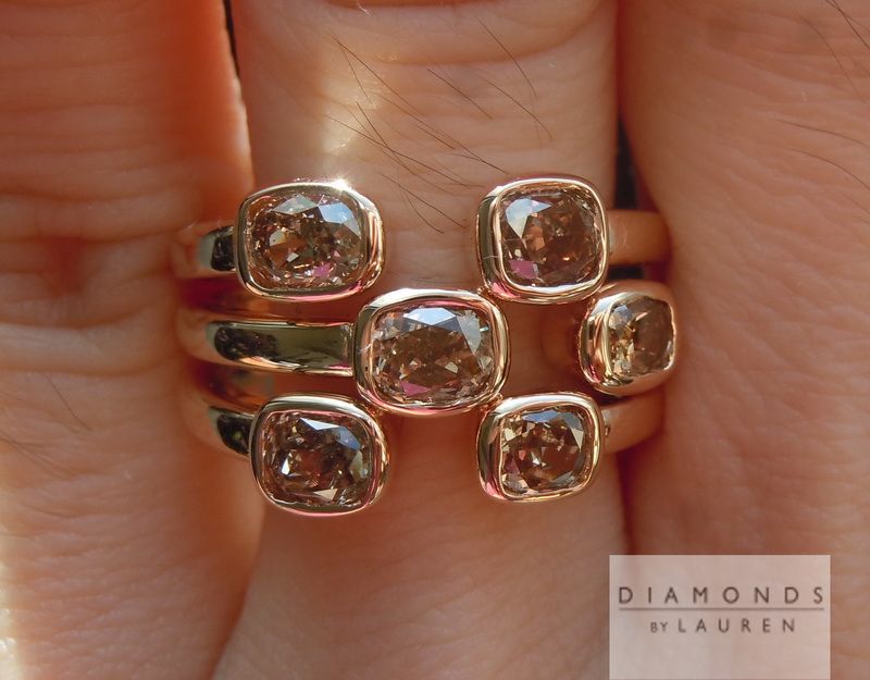 cluster diamond ring