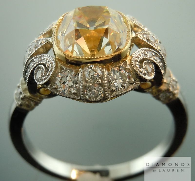 filigree diamond ring