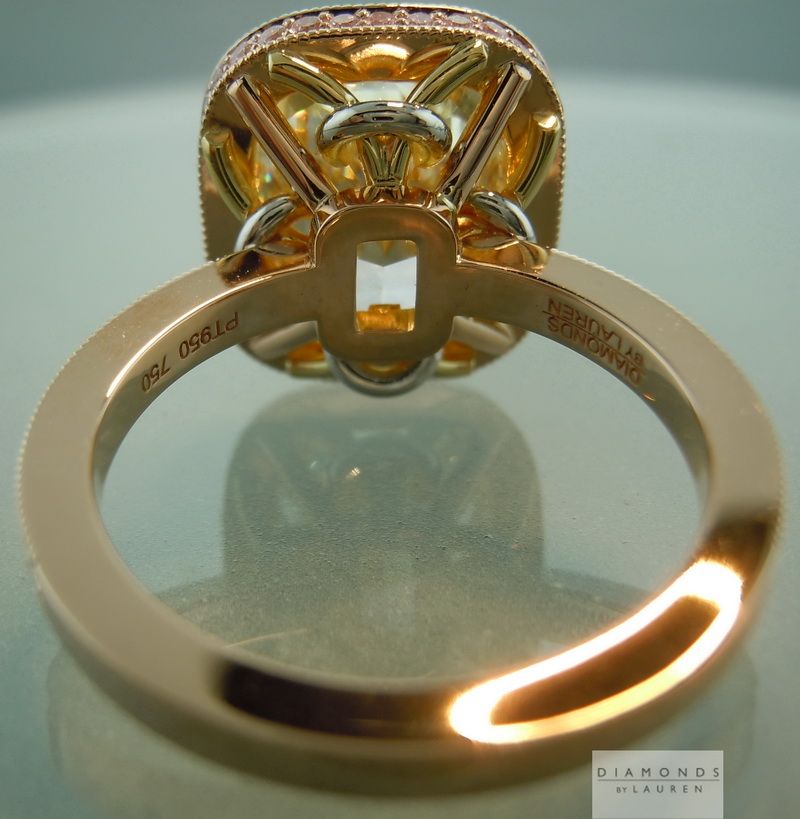 hand made halo ring