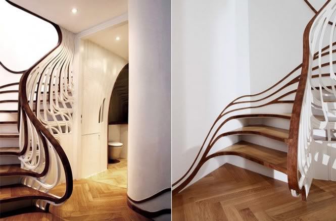 Salvador Dali wood staircase1 665x438 - Fancy stairs.......