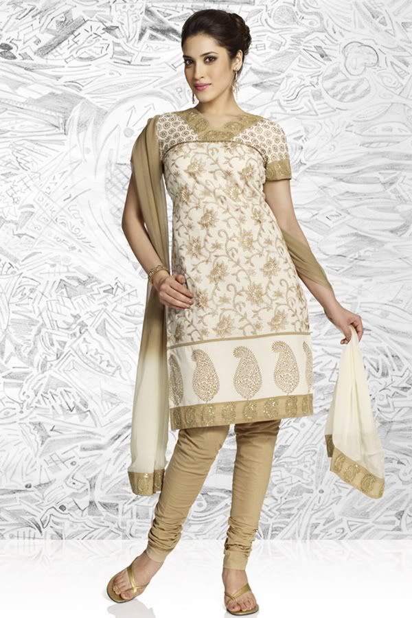 salwar kameez kd523 - White dresses....