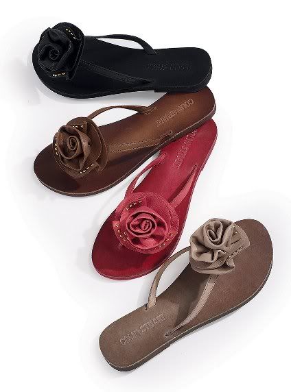 big flower flip flop - flat shoes.........