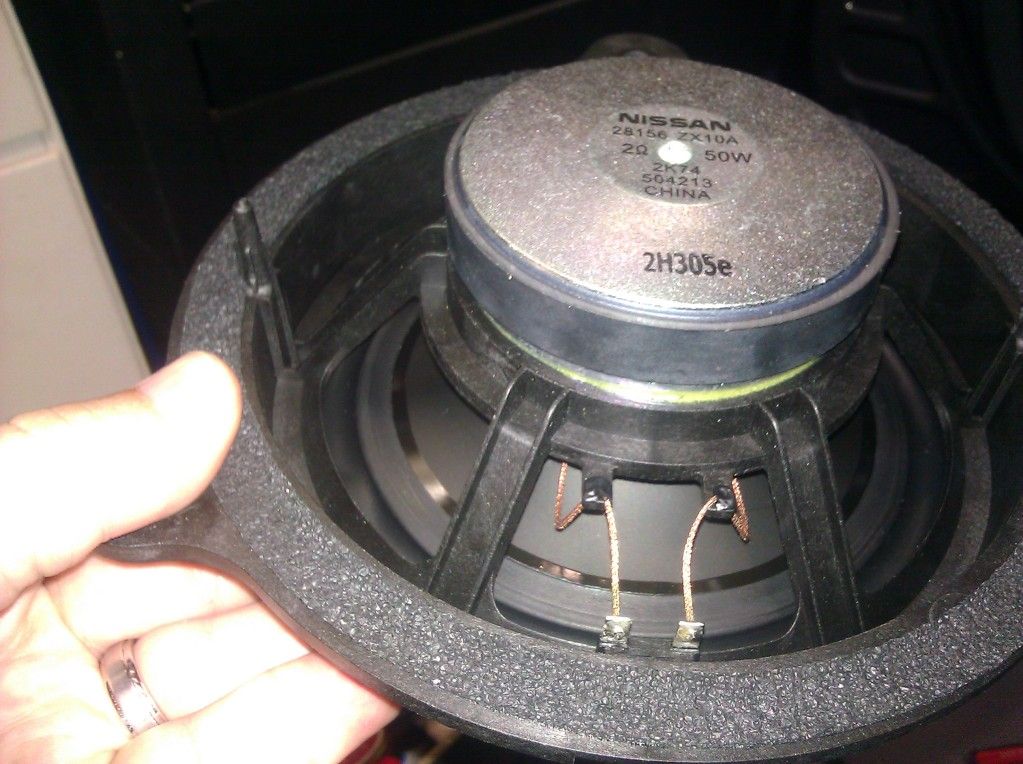 Nissan altima front speaker size #2