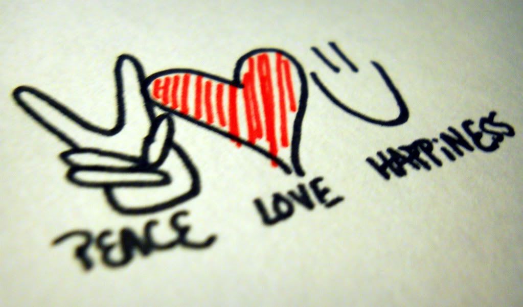 peace love happiness Pictures, Images and Photos