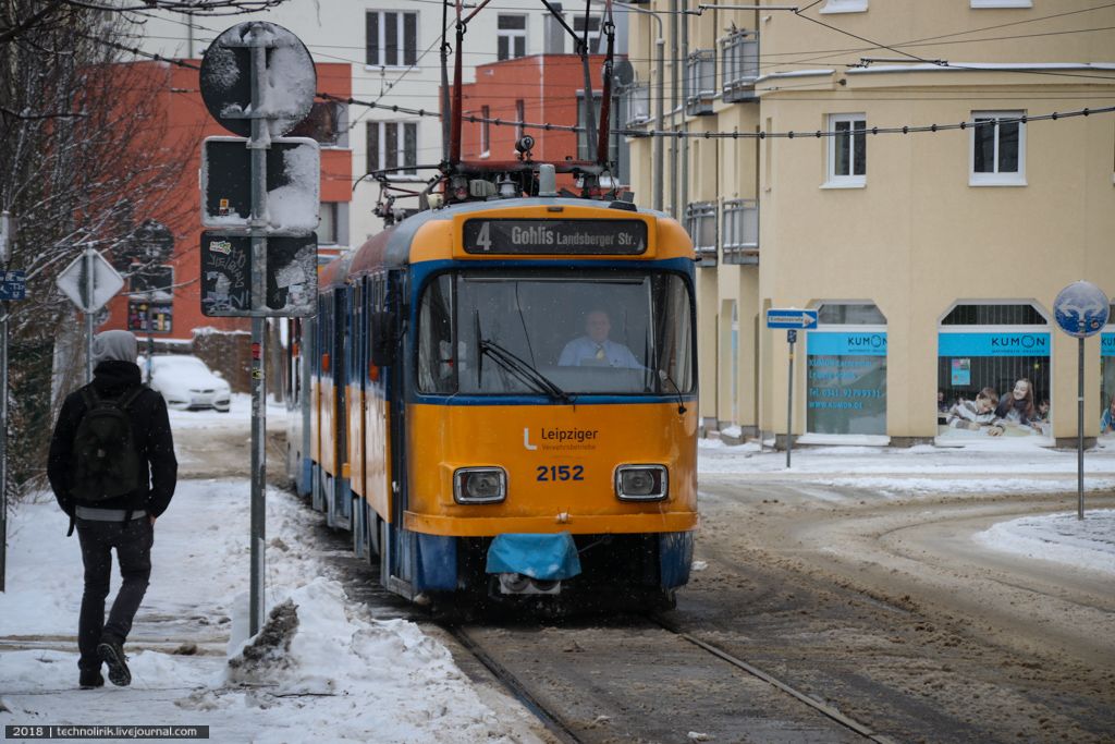 Заснеженный Лейпциг Германии, Лейпцига, Лейпциге, здание, города, район, монумента, трамвая, района, Лейпциг, котором, центре, Грюнау, крематория, этого, очень, можно, Солярисы, маршрут, после