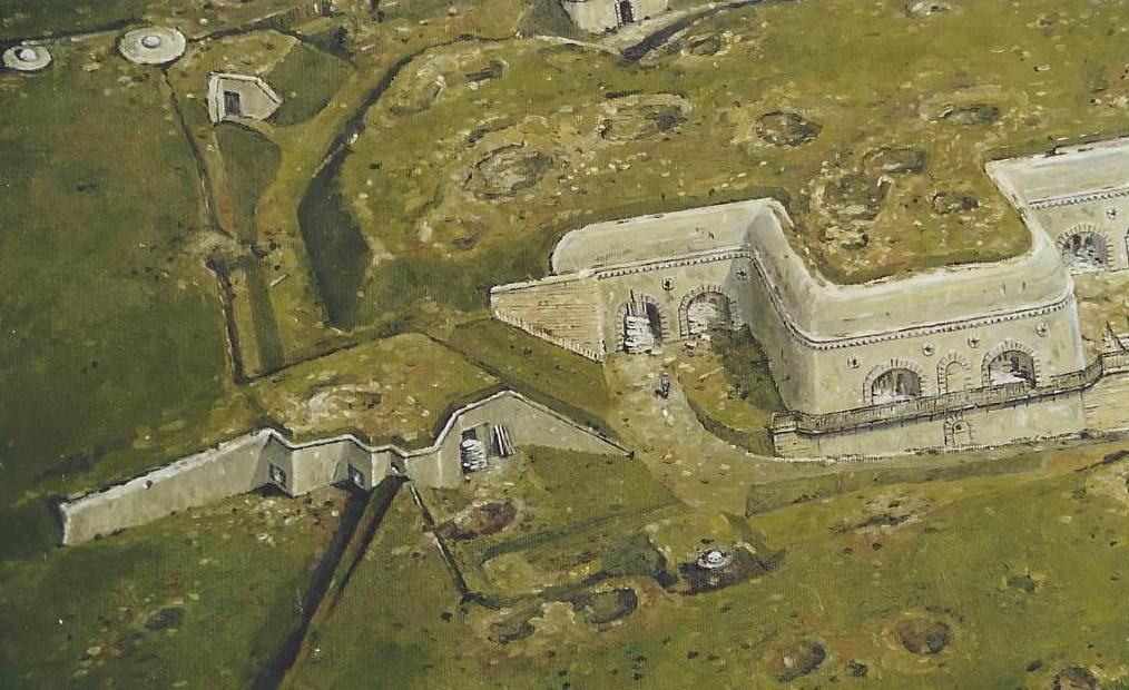 Fort de Douaumont форта, Дуомон, время, солдат, снарядов, форту, немецких, казармы, обстрел, образом, внутри, каземат, начала, башенки, также, которых, Радтке, результате, орудий, пушек