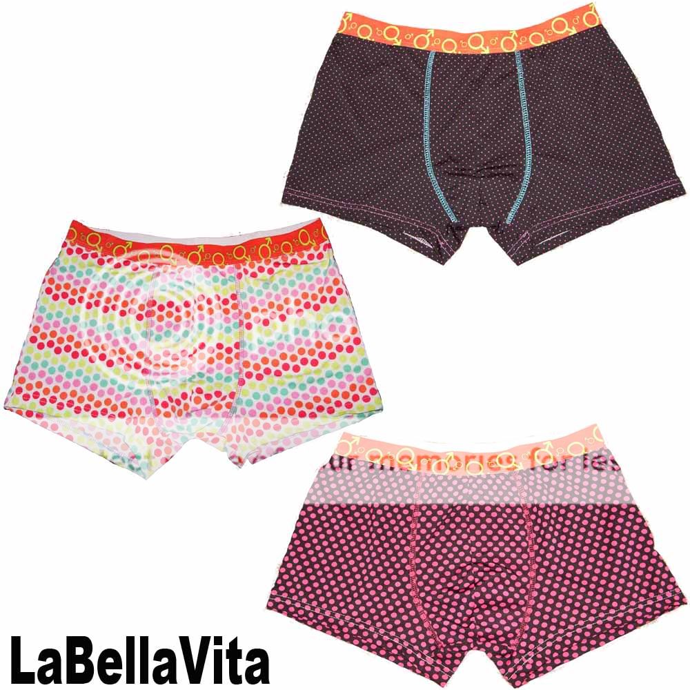 Mens LBV Nylon Boxer Brief Shorts Underwear