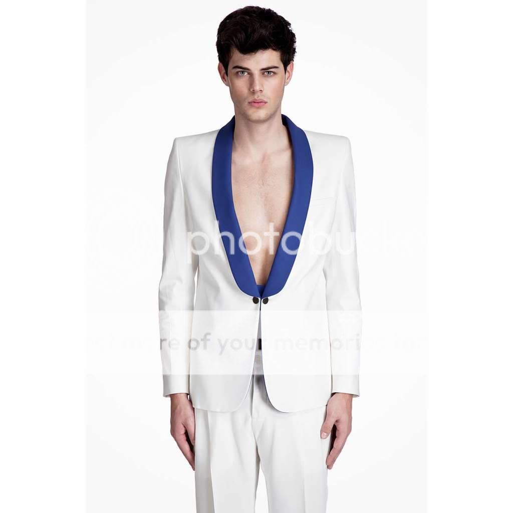 White tuxedo jacket from Maison Martin Margiela Size 50  