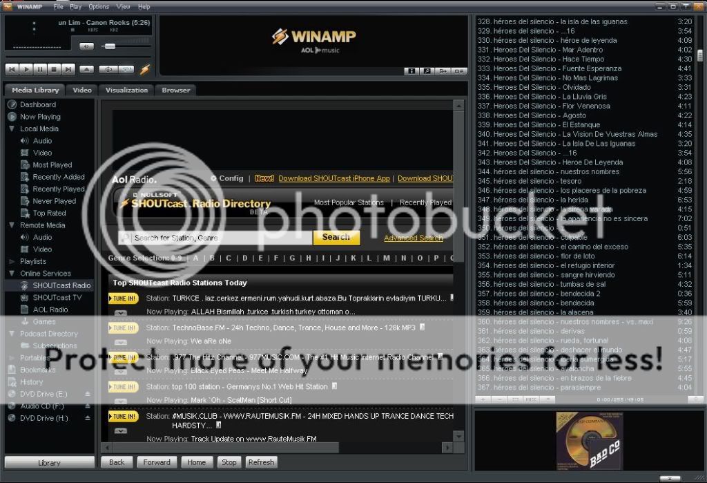 some of the audio files are not supported by winamp for mac