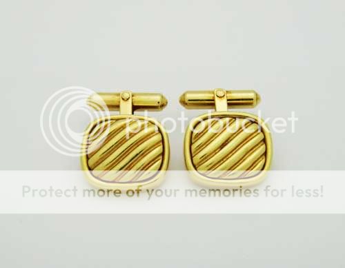 David Yurman Cable Classics 18K Yellow Gold Cufflinks  