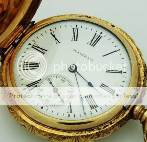   Waltham Watch Co. 14K Yellow, Rose, White Gold Pocket Watch  