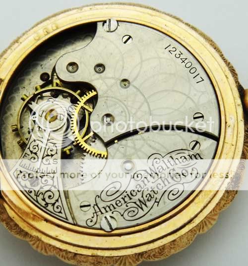   Waltham Watch Co. 14K Yellow, Rose, White Gold Pocket Watch  