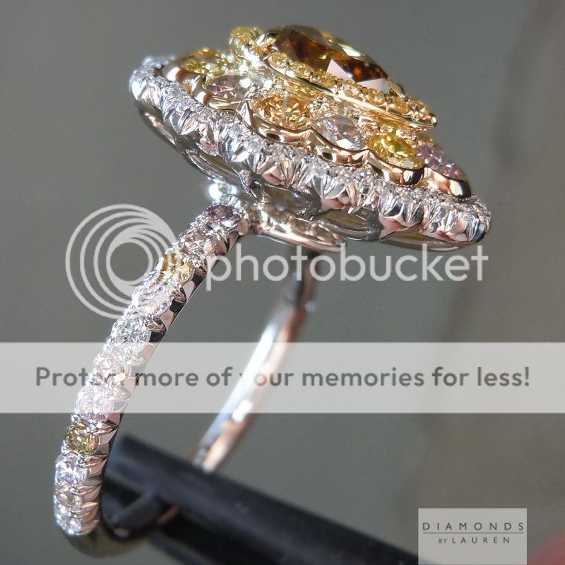 Shape & Assorted Fancy Colored Diamond Ring R4969 Diamonds by Lauren