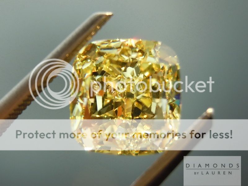 fancy intense yellow diamond
