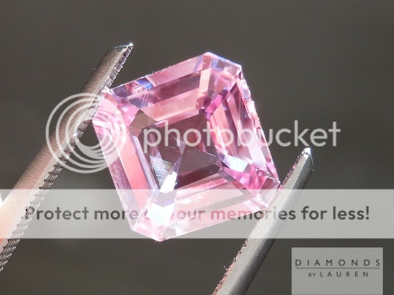Pink Sapphire | Asscher Cut Sapphire 