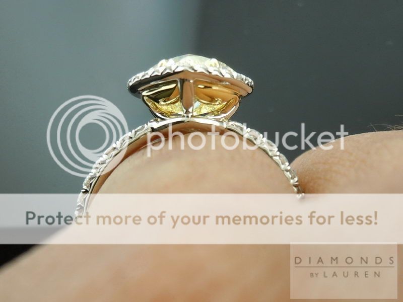yellow heart diamond ring