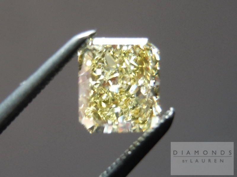 gia fancy yellow diamond yellow radiant cut diamond